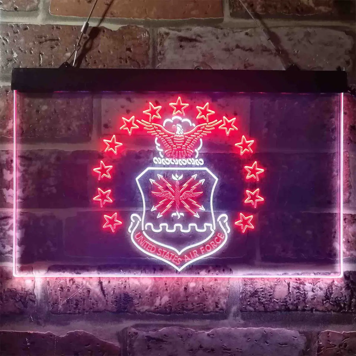 Us Air Force Eagle Badge Neon-Like Led Sign 6