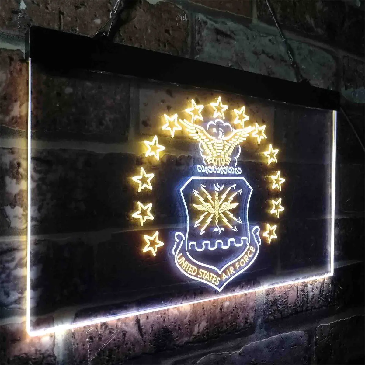 Us Air Force Eagle Badge Neon-Like Led Sign 24