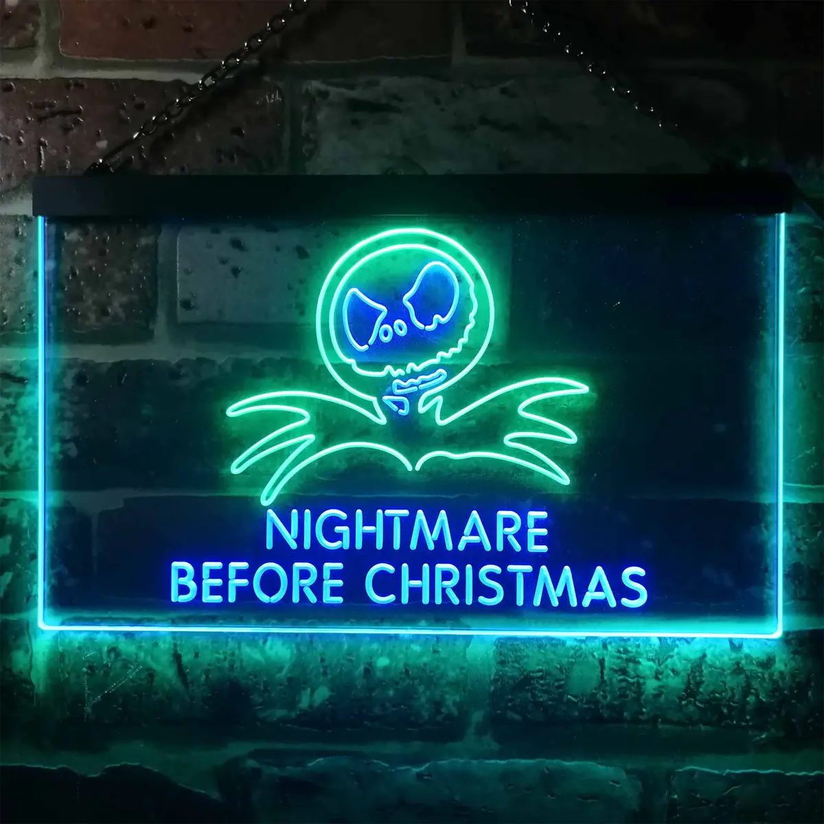 Nightmare Before Christmas Halloween Wall  Decor Neon Led Sign 1