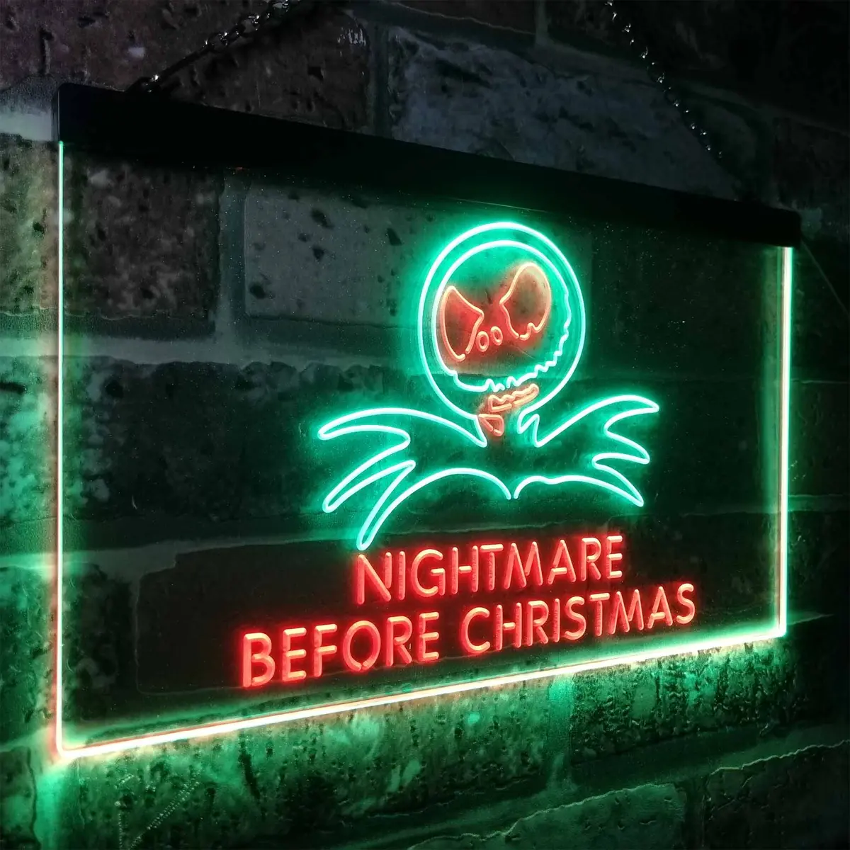 Nightmare Before Christmas Halloween Wall Decor Neon Led Sign 25