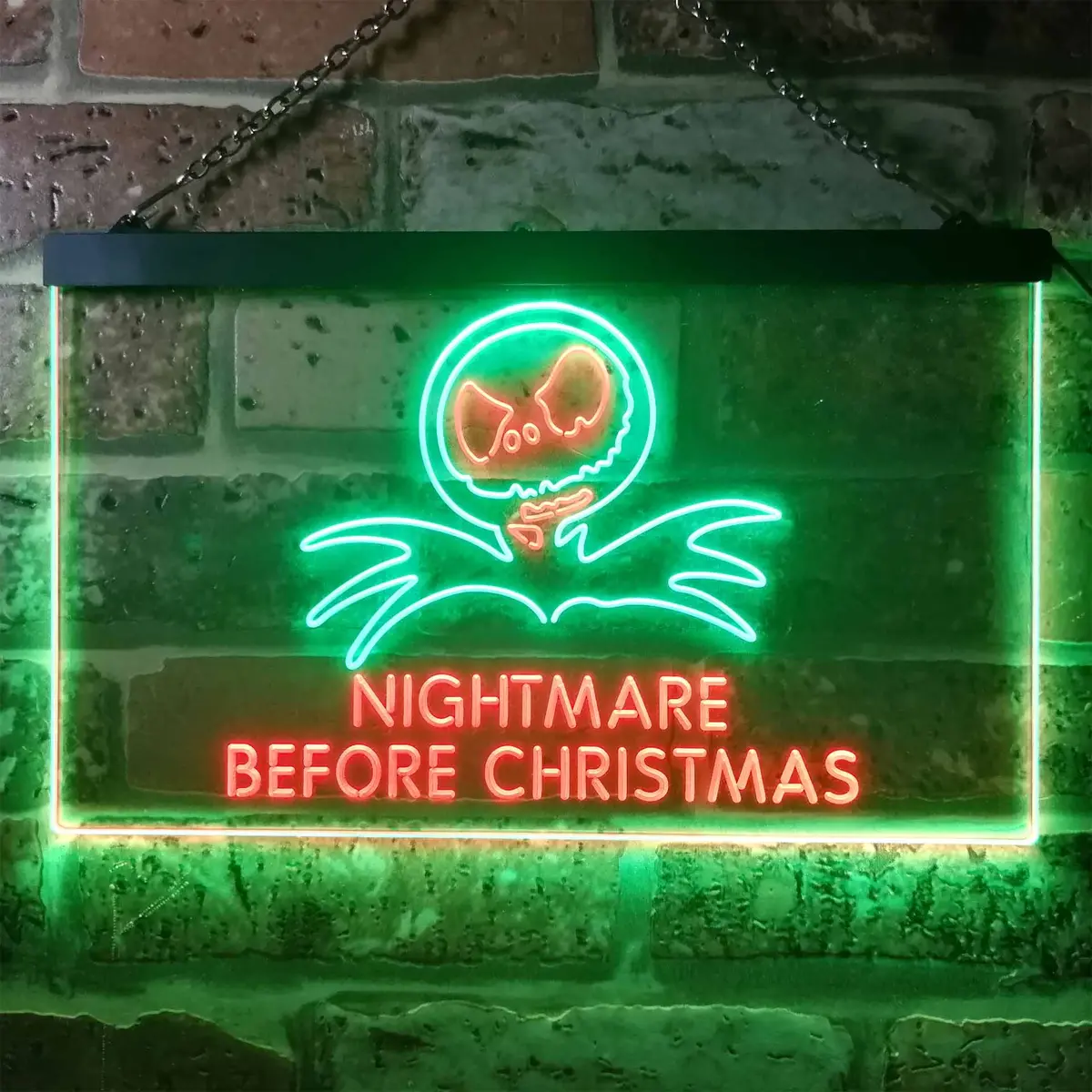 Nightmare Before Christmas Halloween Wall Decor Neon Led Sign 12
