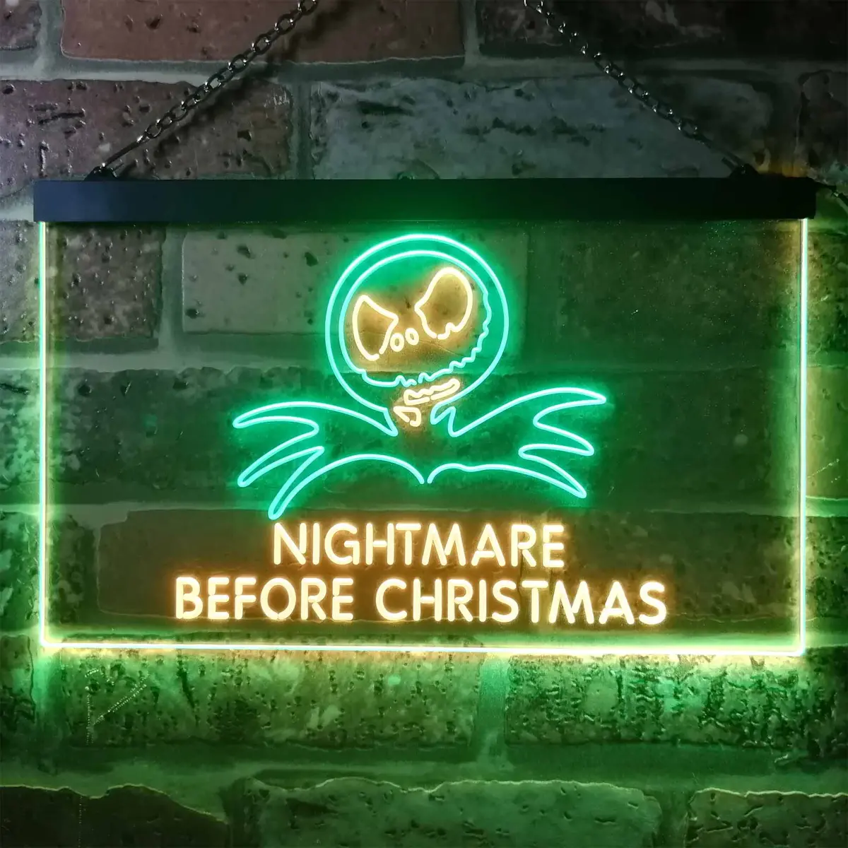 Nightmare Before Christmas Halloween Wall Decor Neon Led Sign 5