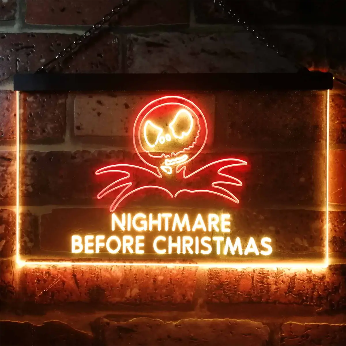 Nightmare Before Christmas Halloween Wall Decor Neon Led Sign 11