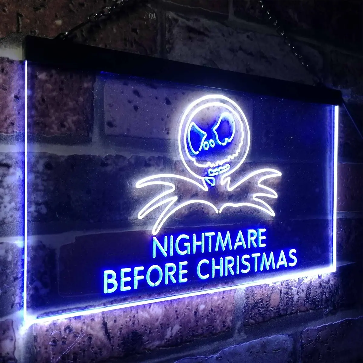 Nightmare Before Christmas Halloween Wall Decor Neon Led Sign 19