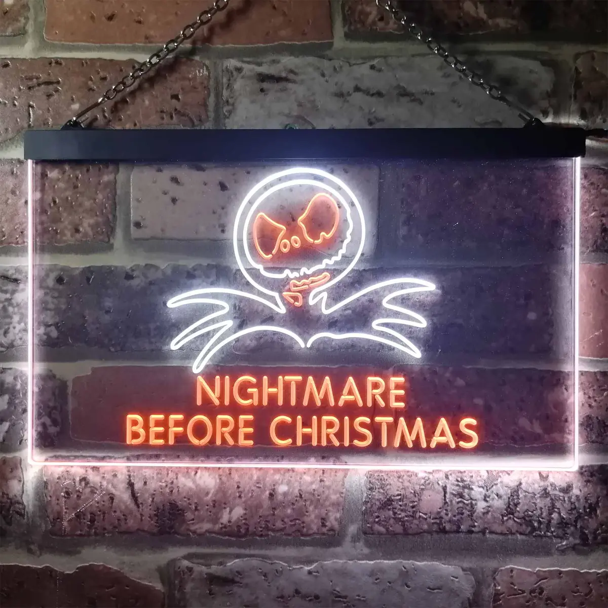 Nightmare Before Christmas Halloween Wall Decor Neon Led Sign 2