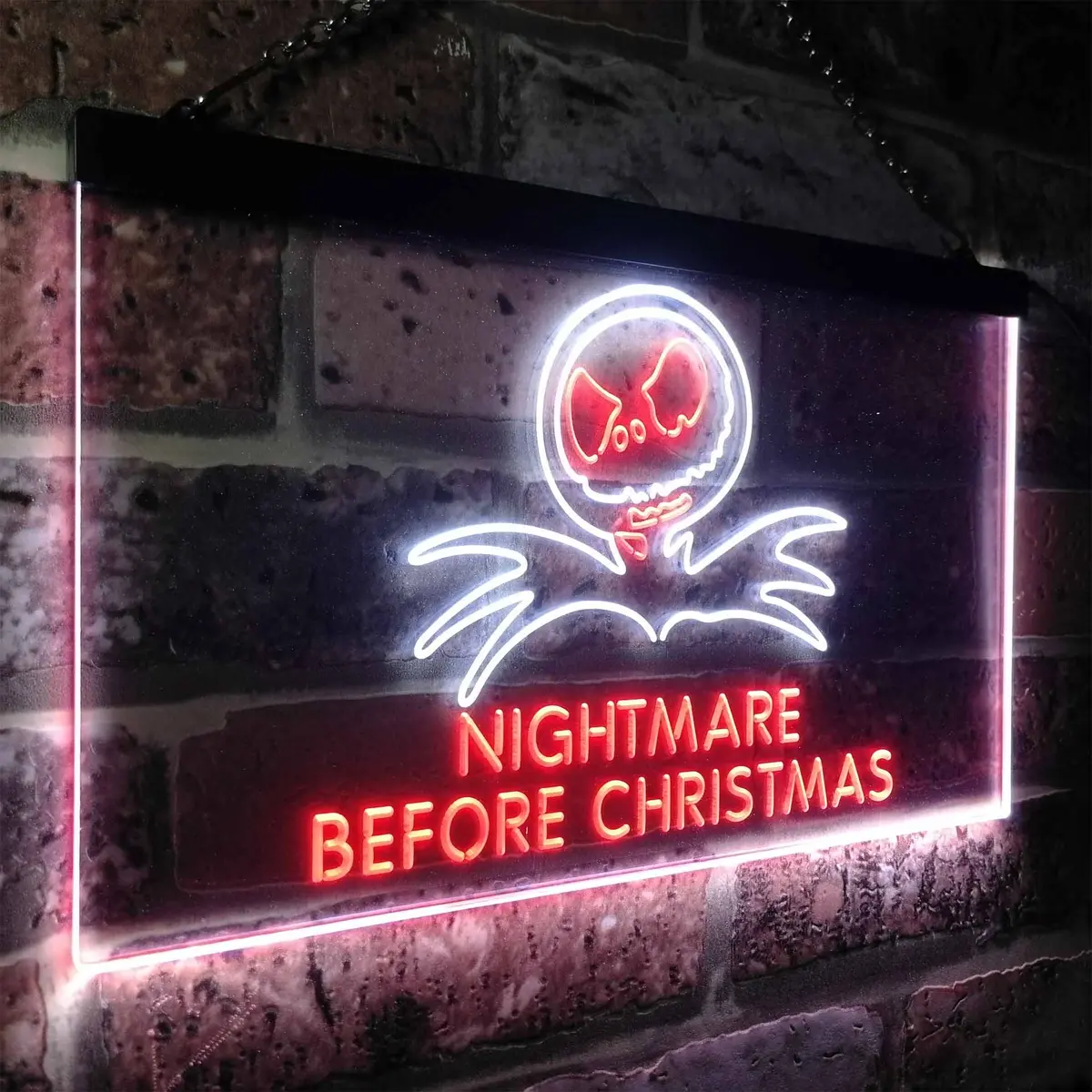 Nightmare Before Christmas Halloween Wall Decor Neon Led Sign 17