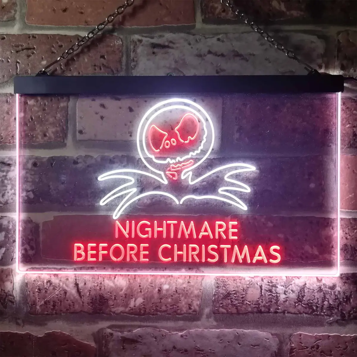 Nightmare Before Christmas Halloween Wall Decor Neon Led Sign 4
