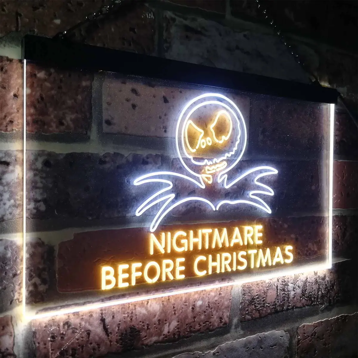 Nightmare Before Christmas Halloween Wall Decor Neon Led Sign 26