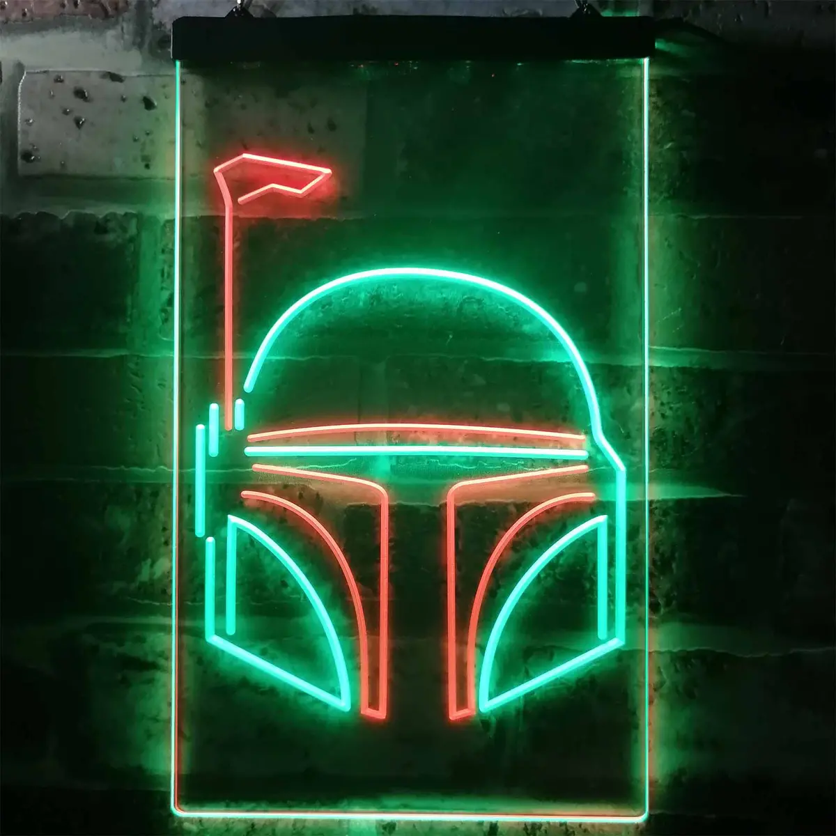 Boba Fett Helmet Led Neon Sign 1