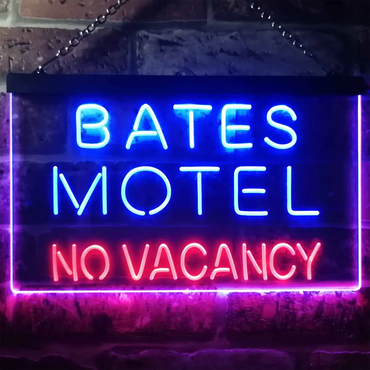 Bates Motel No Vacancy Halloween Led Neon Sign 1