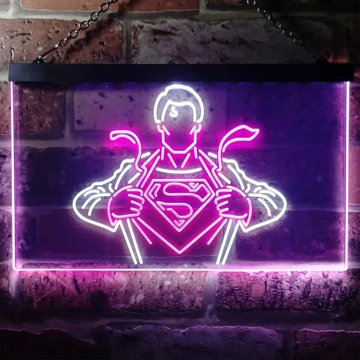 Superman Game Room Neon Light Led Sign 1