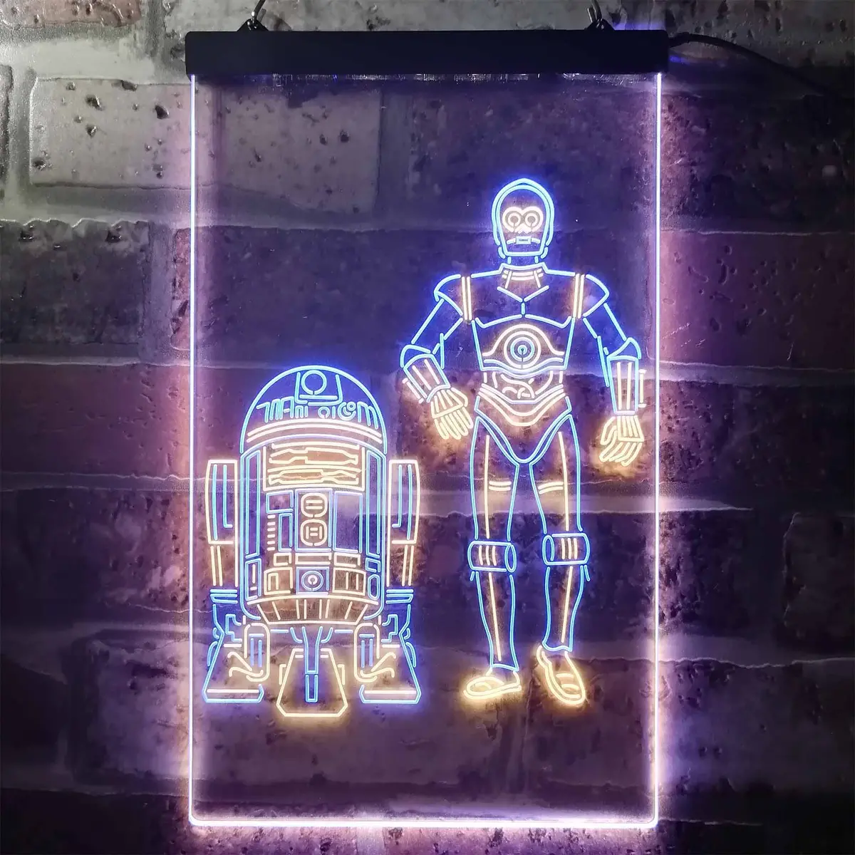 Star Wars R2d2 C3po Led Neon Sign 2
