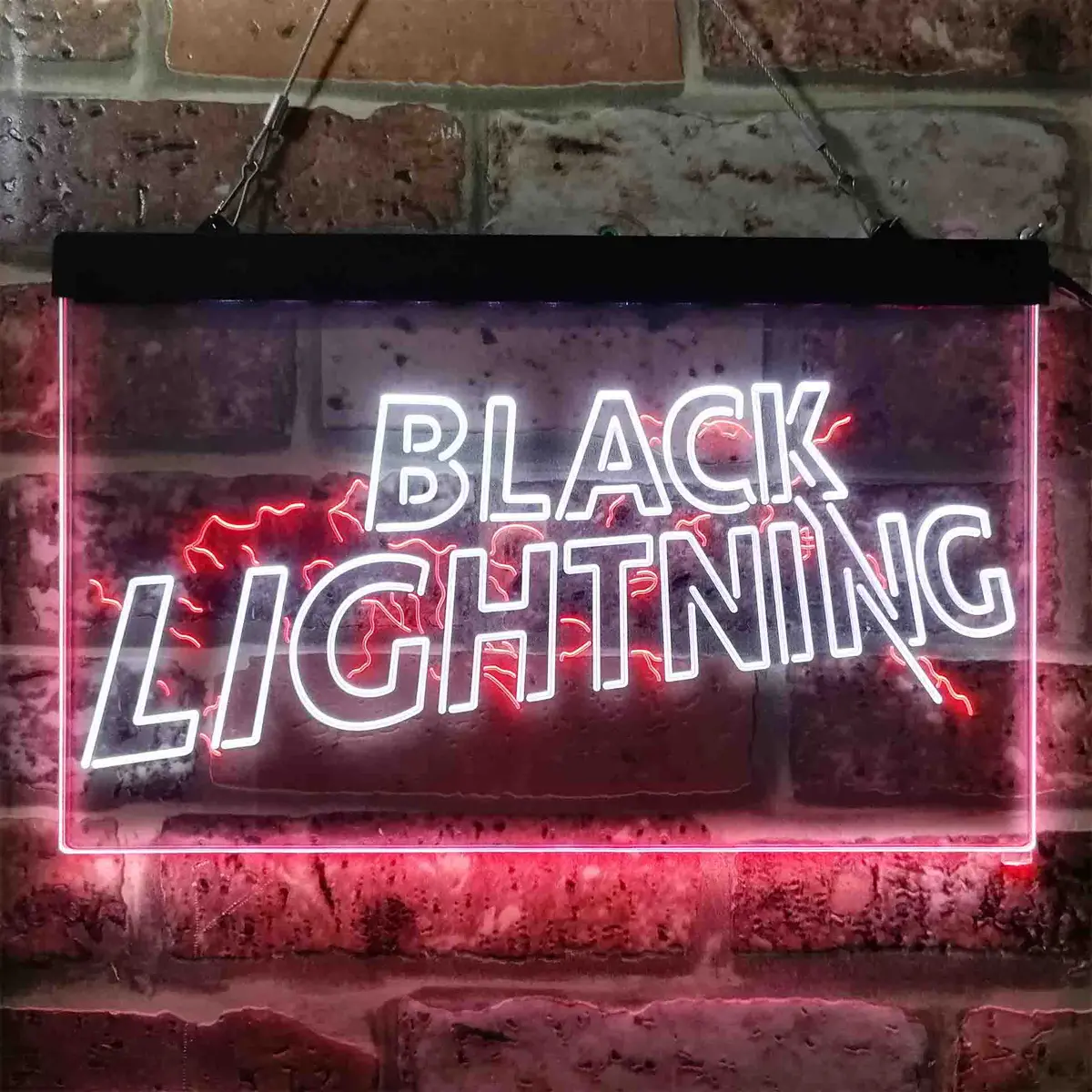 Black Lightning Neon-Like Led Sign 1