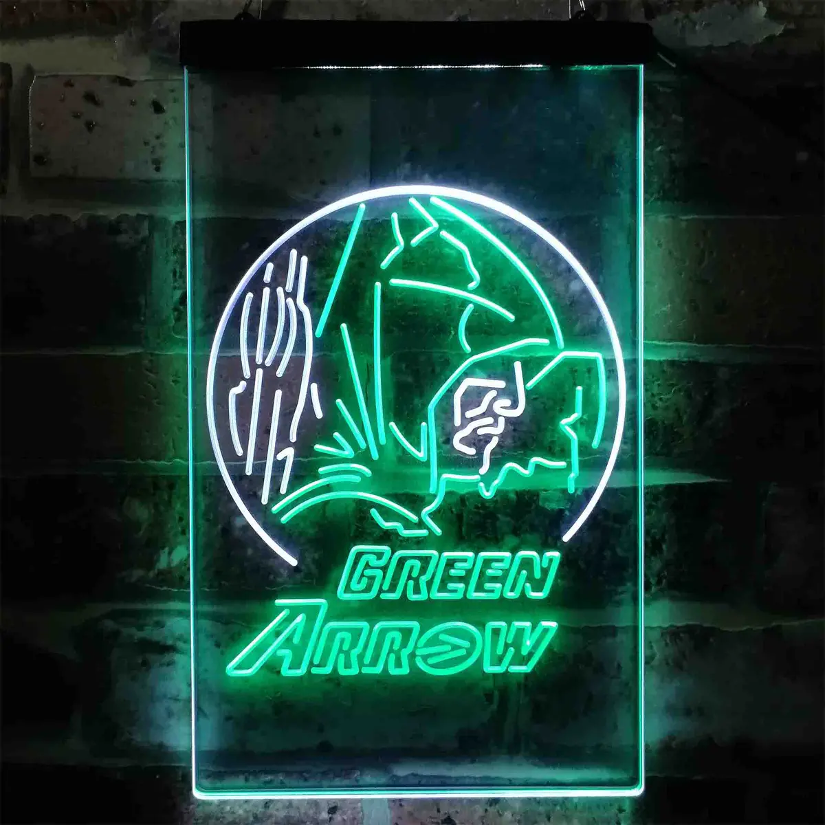 Green Arrow Dc Super Hero Neon-Like Led Signo 1