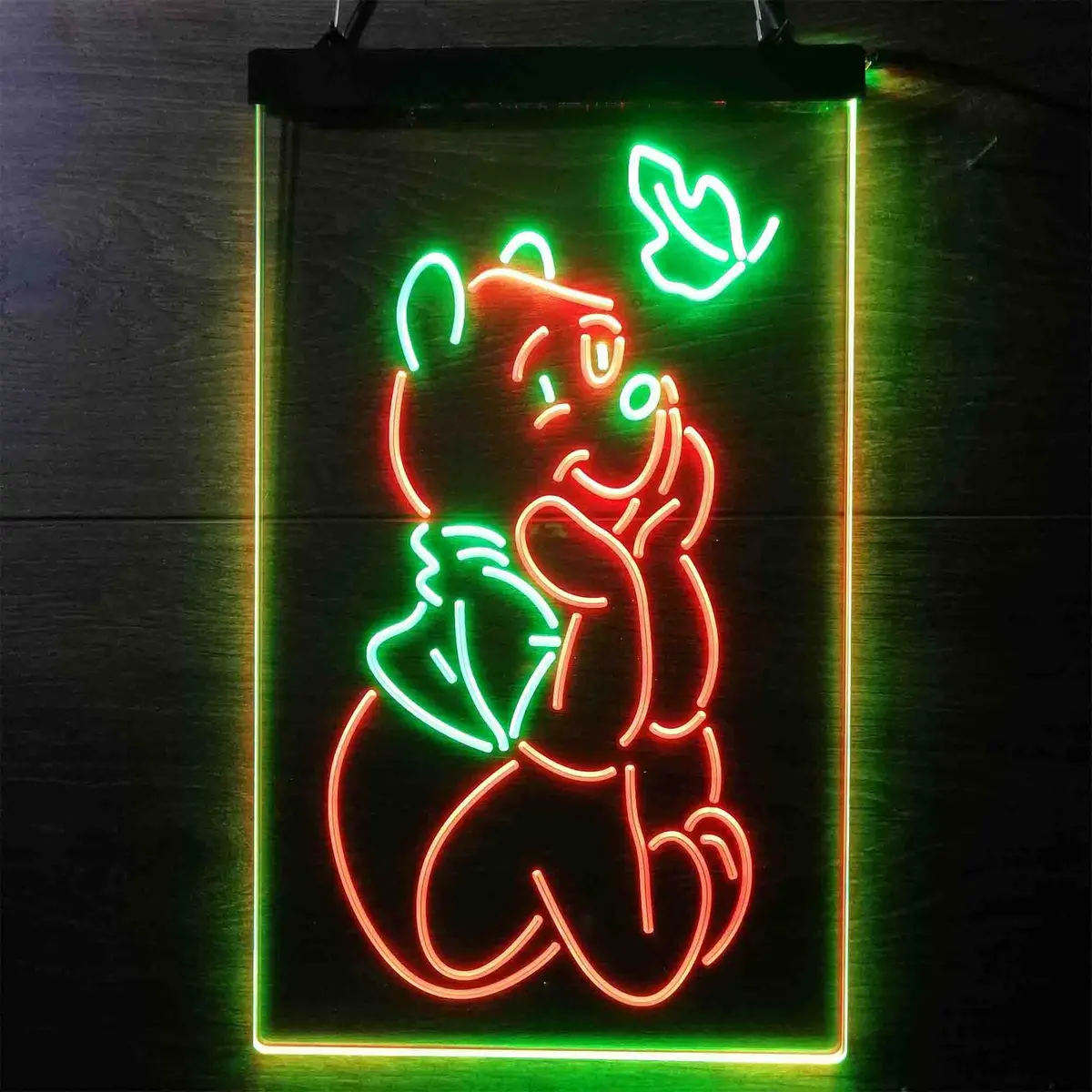 Winnie The Pooh Sit Down Neon-Like Led Sign 4