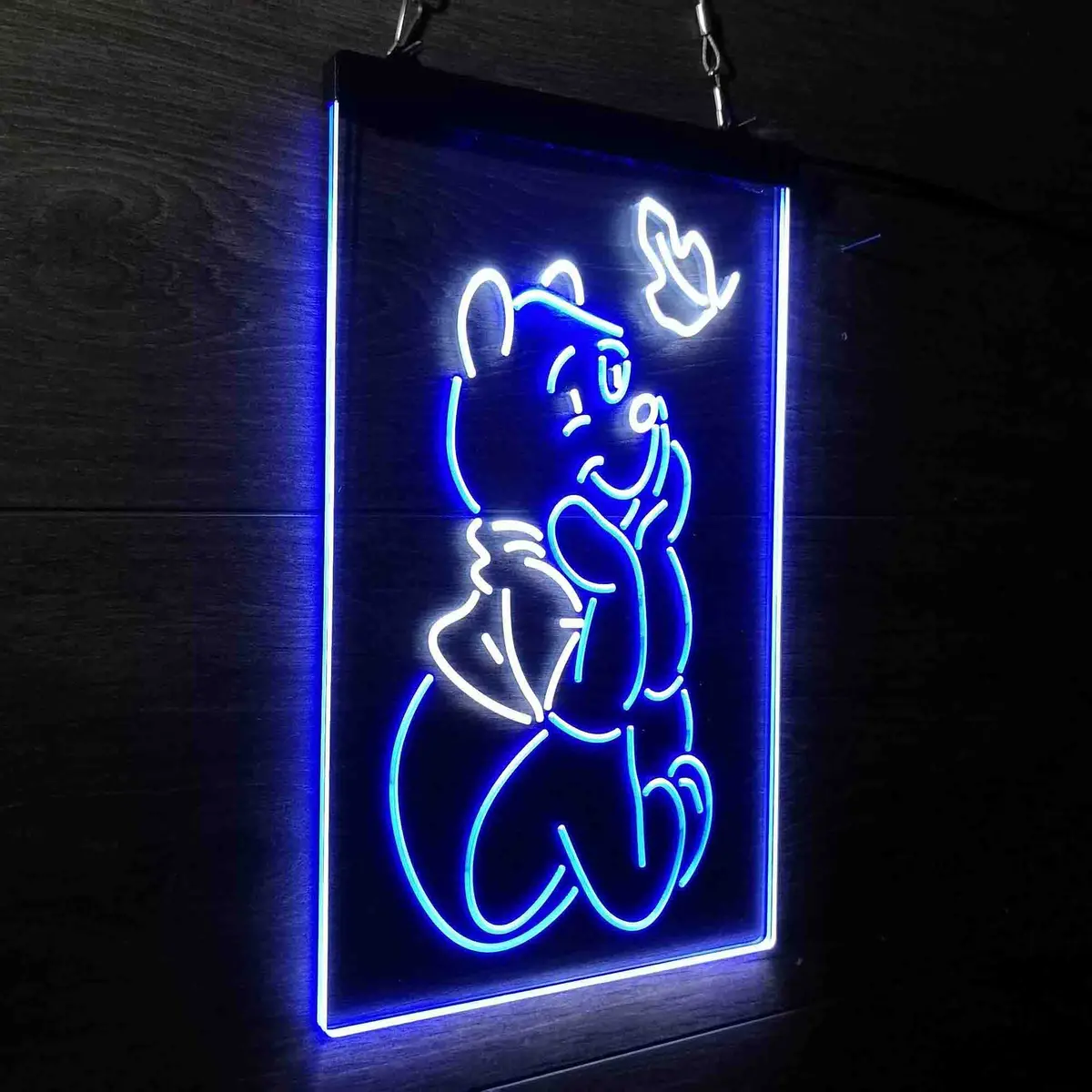 Winnie The Pooh Sit Down Neon-Like Led Sign 19