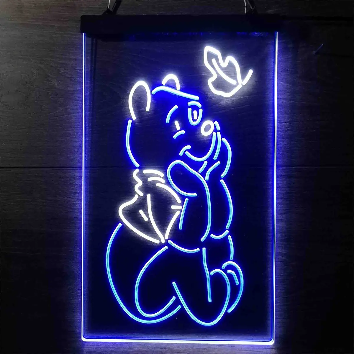 Winnie The Pooh Sit Down Neon-Like Led Sign 6