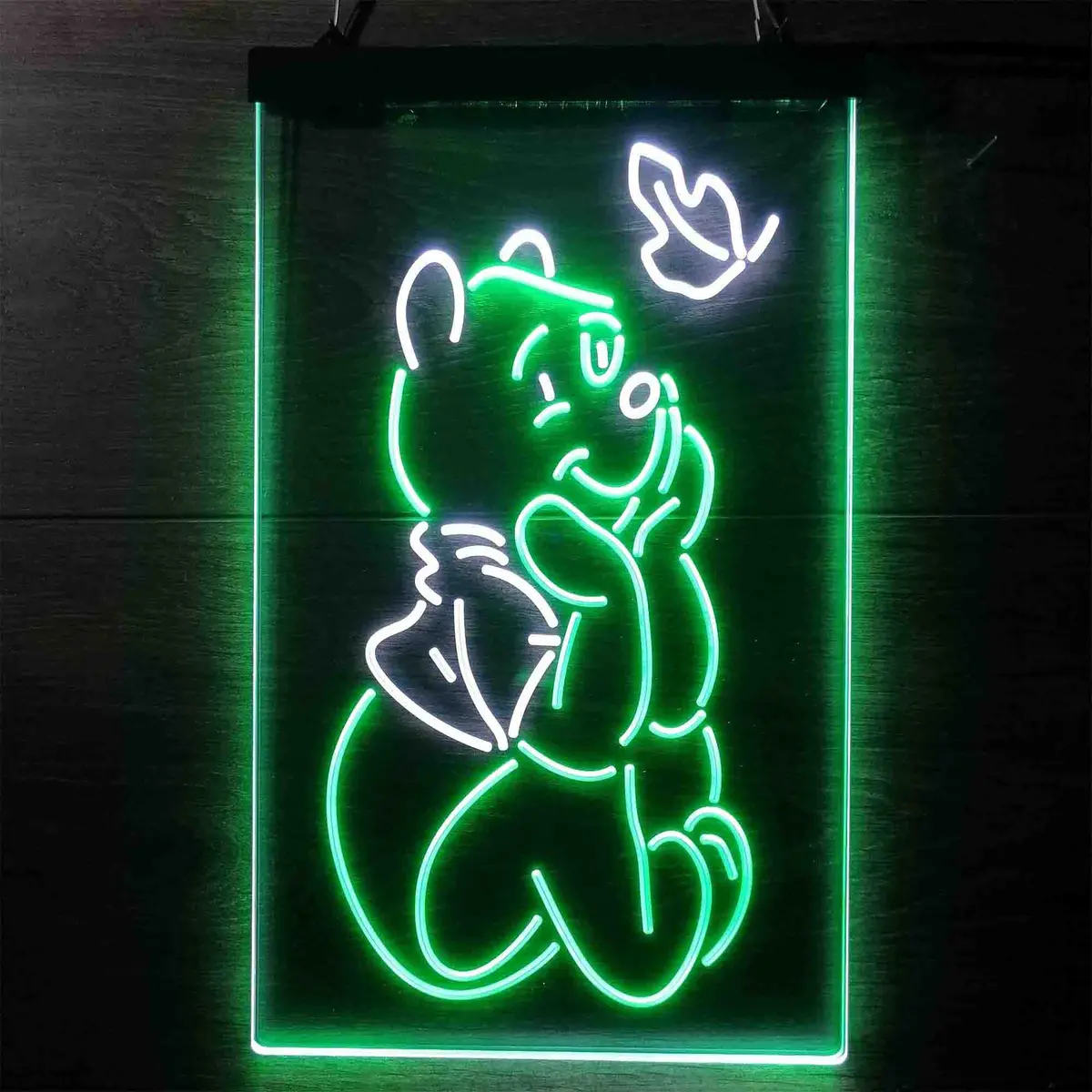 Winnie The Pooh Sit Down Neon-Like Led Sign 7