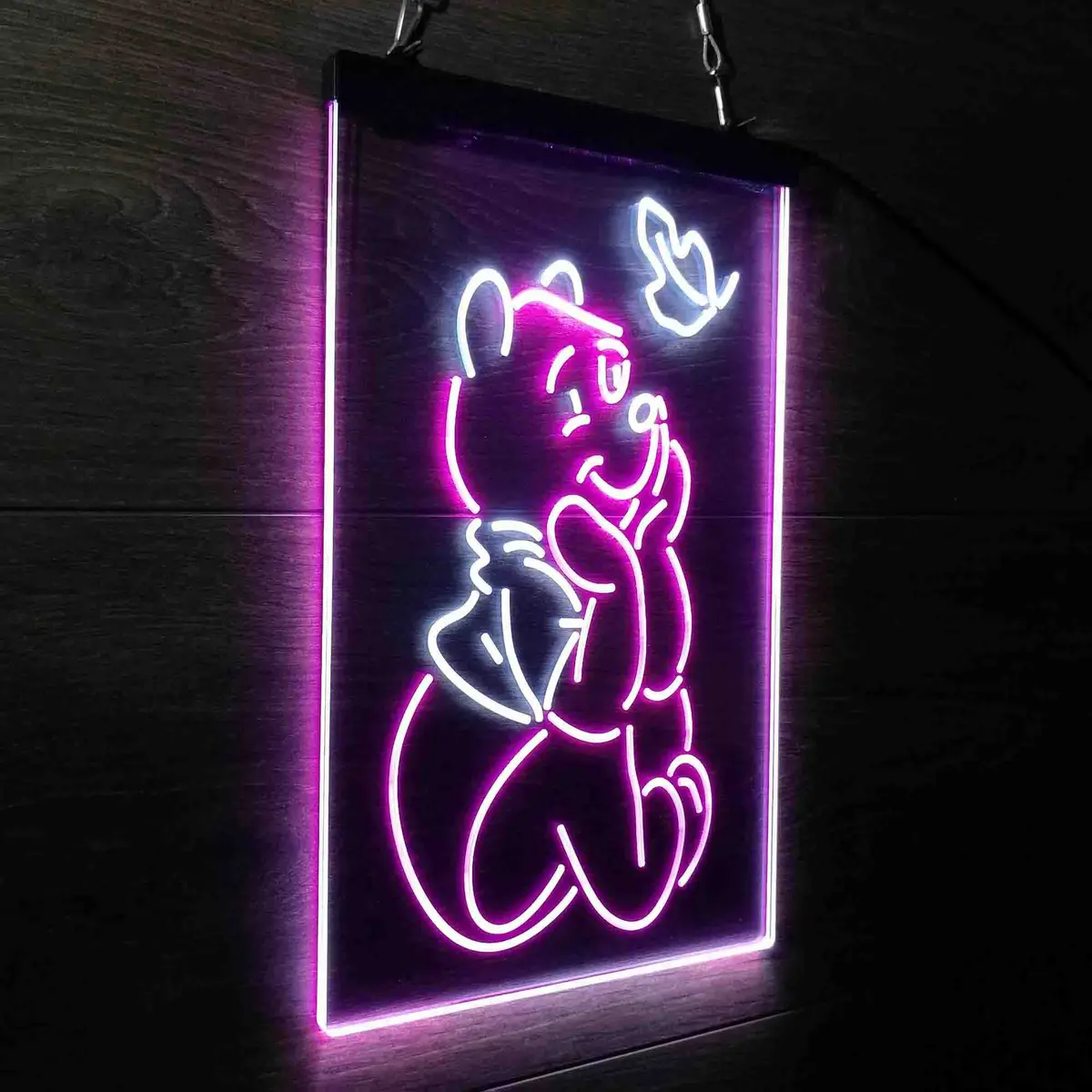 Winnie The Pooh Sit Down Neon-Like Led Sign 22