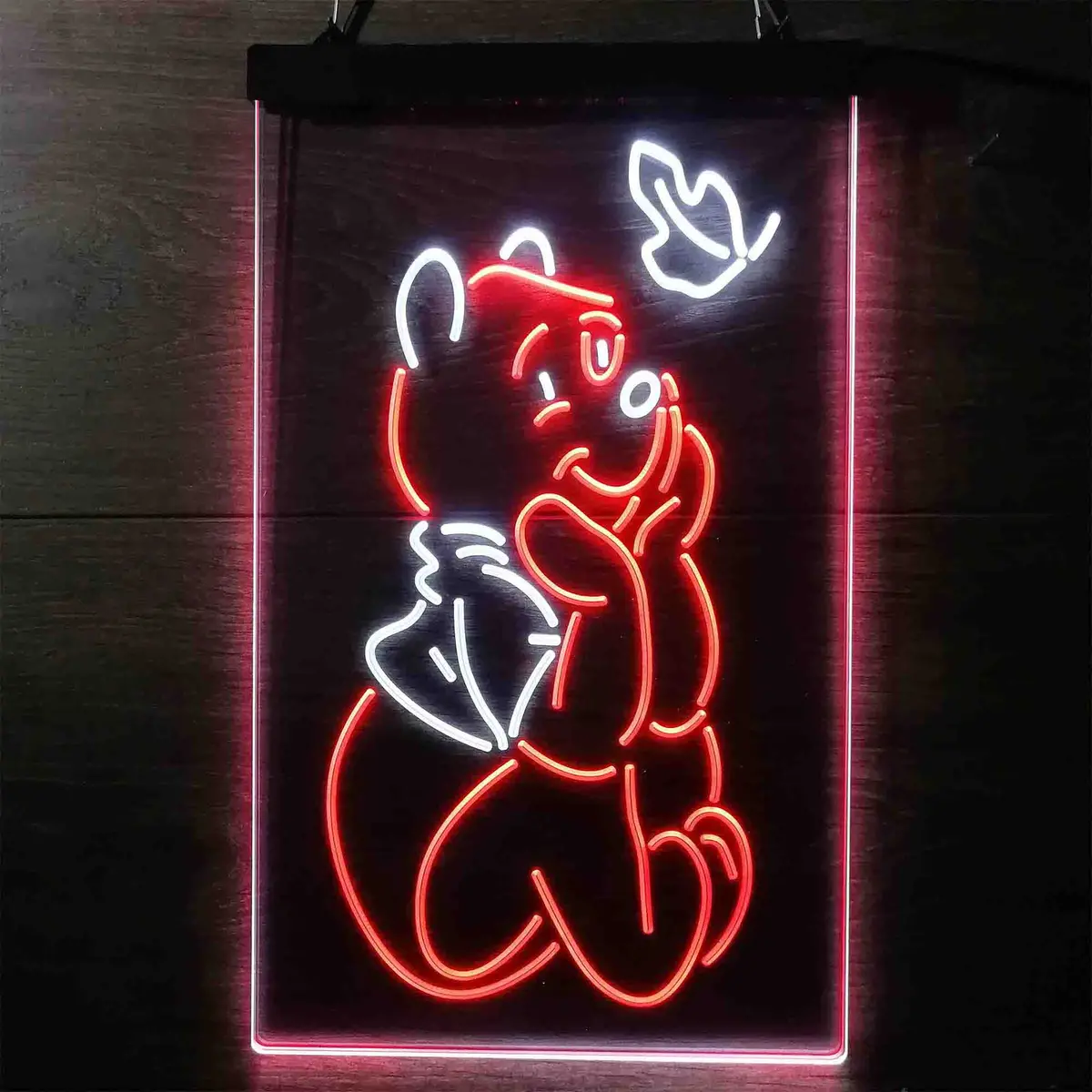 Winnie The Pooh Sit Down Neon-Like Led Sign 13