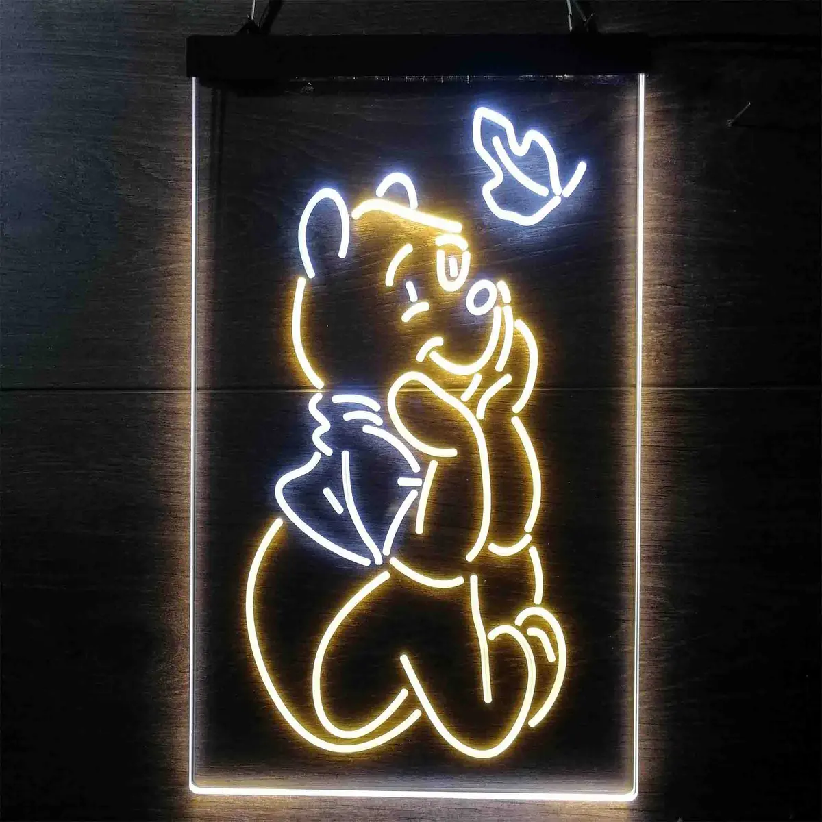 Winnie The Pooh Sit Down Neon-Like Led Sign 3