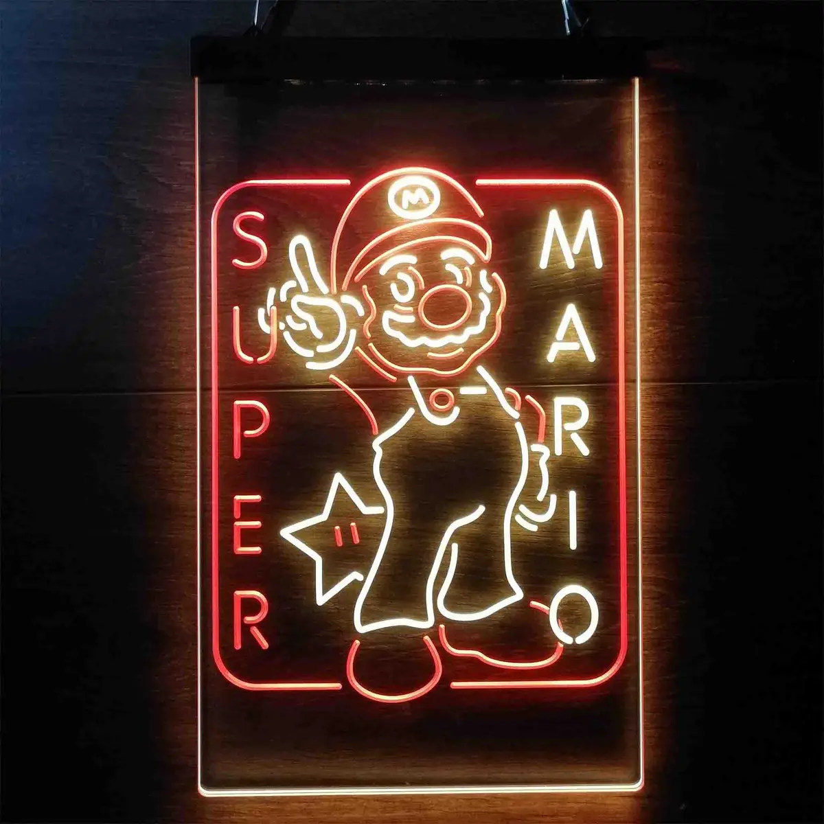 Super Mario Star Game Room Neon Light Led Sign 22