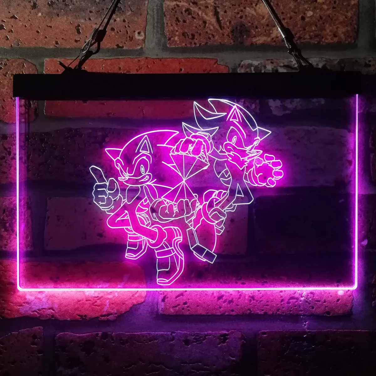 Sonic X Shadow Hedgehog Generations Neon Led Sign 8