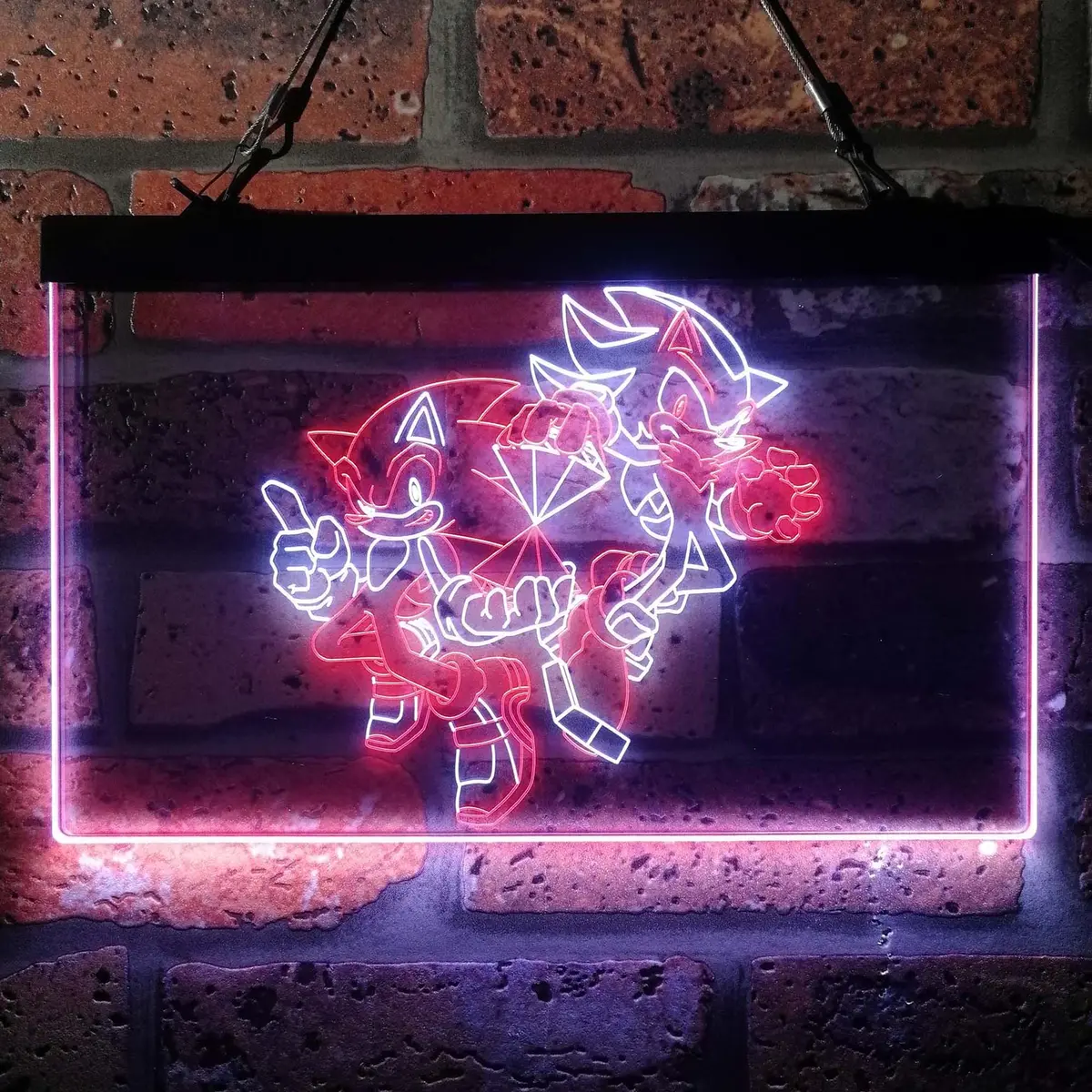 Sonic X Shadow Hedgehog Generations Neon Led Sign 3
