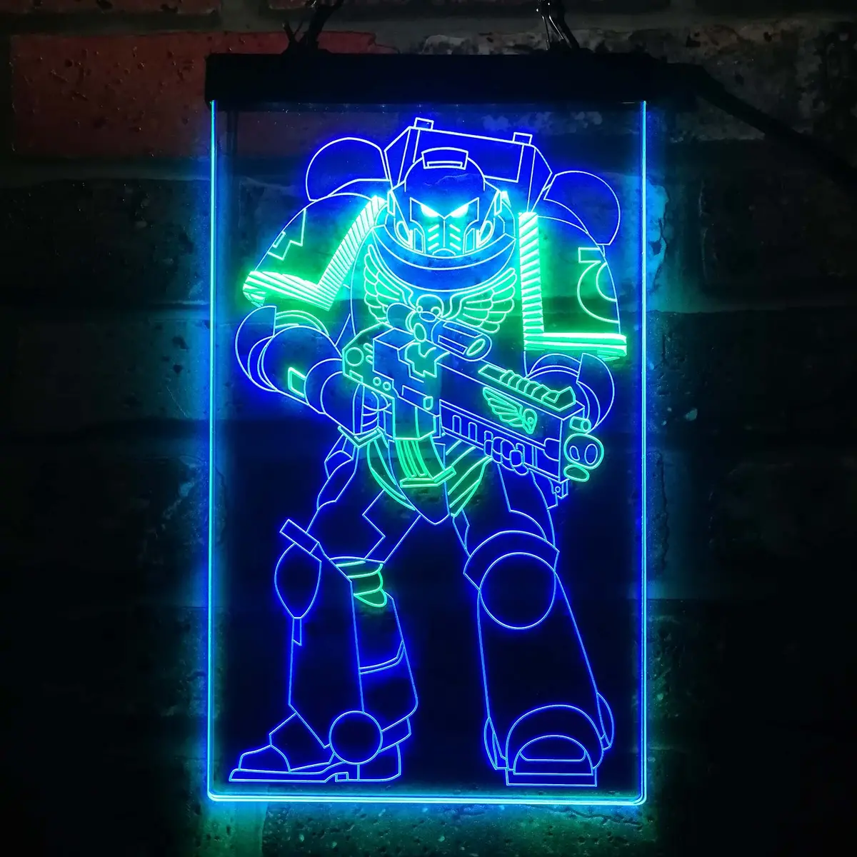 Space Marine Solider Neon Led Sign 8