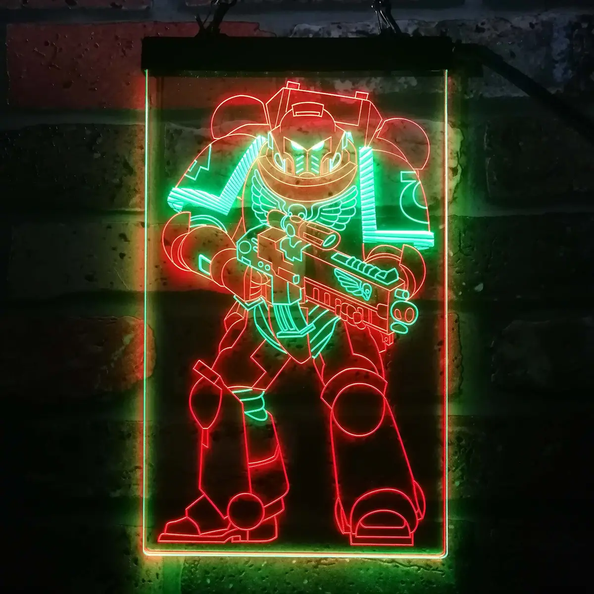 Space Marine Solider Neon Led Sign 6