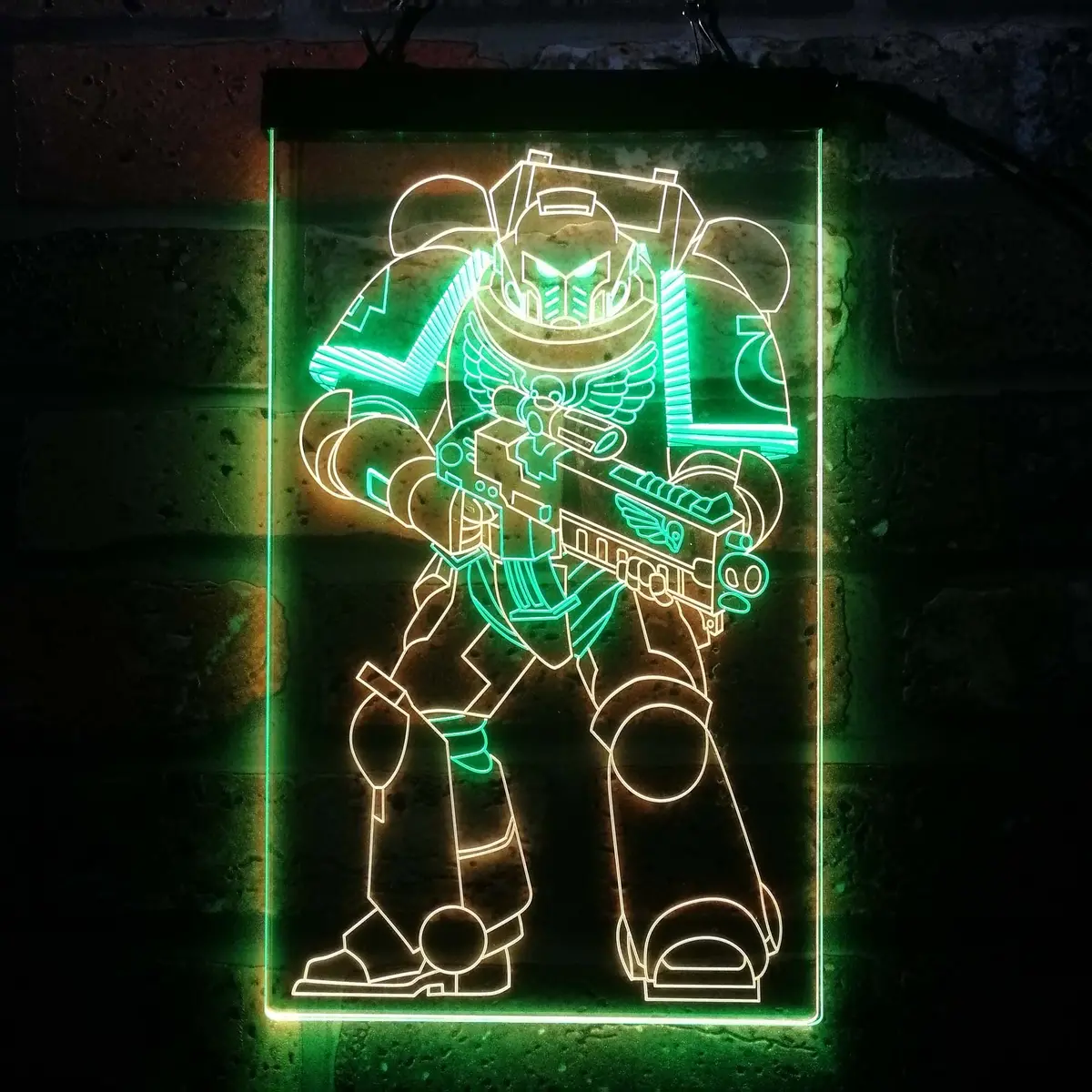 Space Marine Solider Neon Led Sign 4