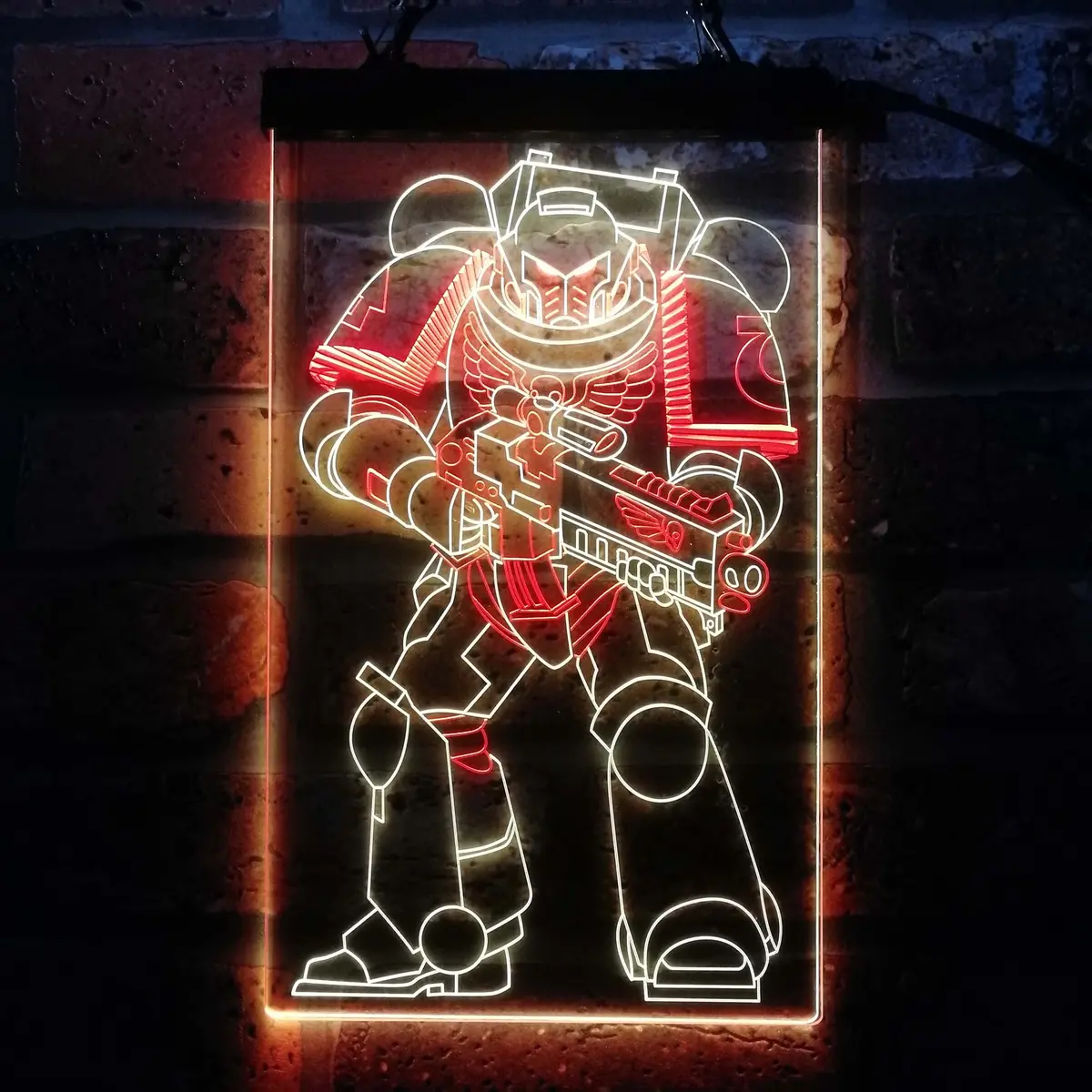 Space Marine Solider Neon Led Sign 1