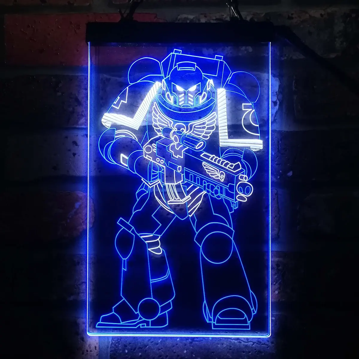 Space Marine Solider Neon Led Sign 7
