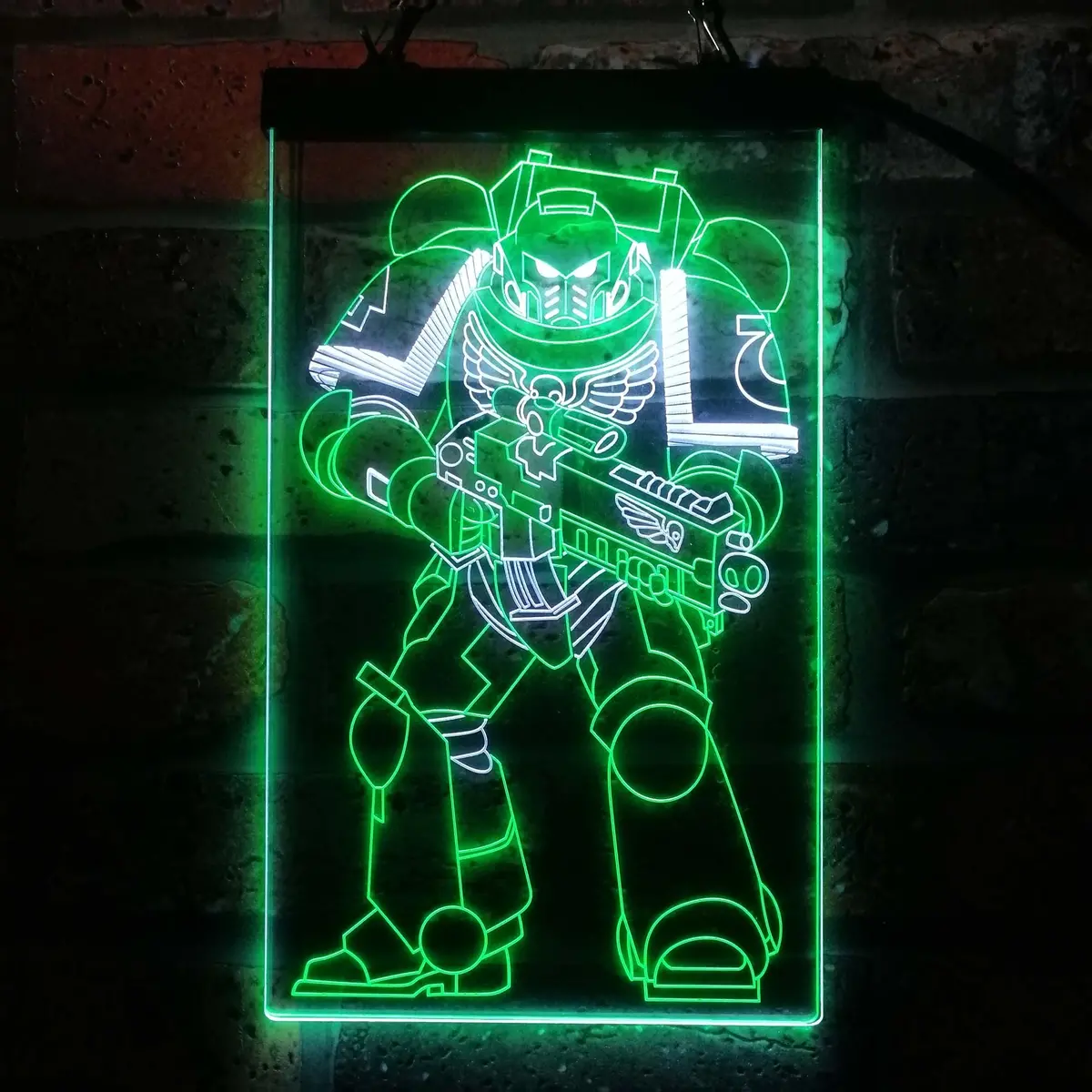 Space Marine Solider Neon Led Sign 3