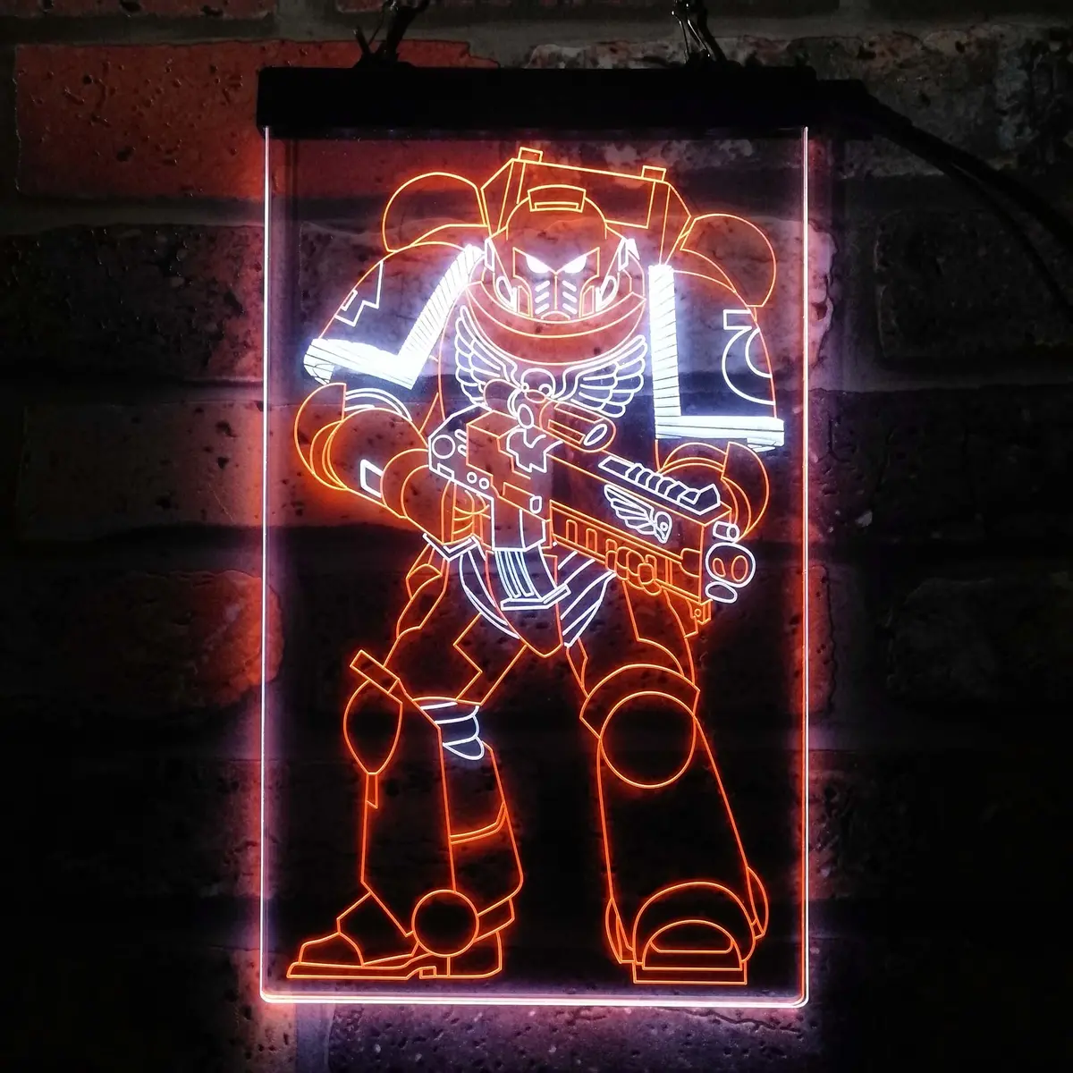 Space Marine Solider Neon Led Sign 12