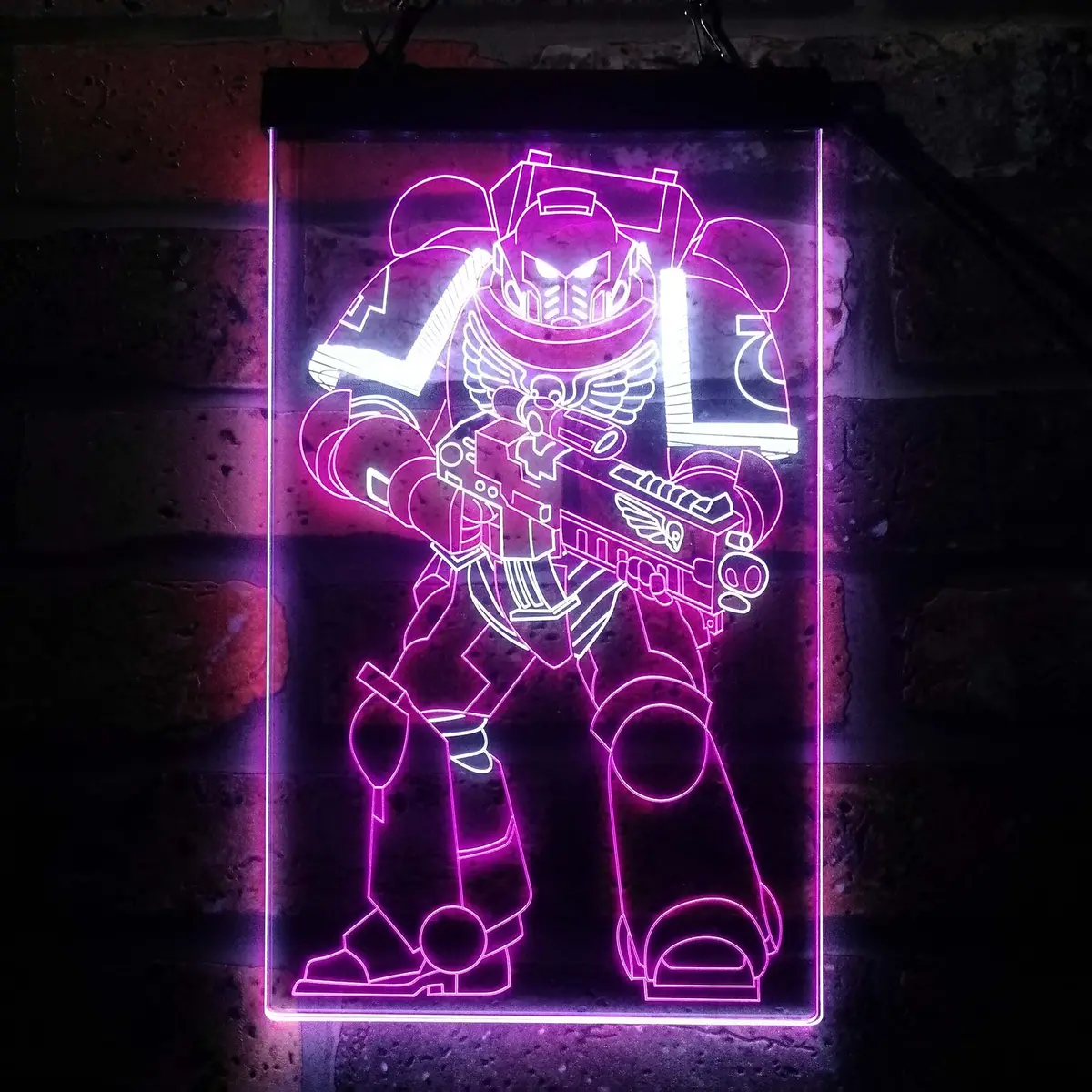 Space Marine Solider Neon Led Sign 9