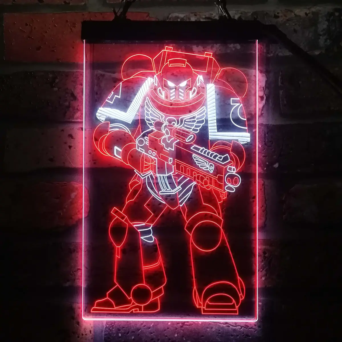 Space Marine Solider Neon Led Sign 2
