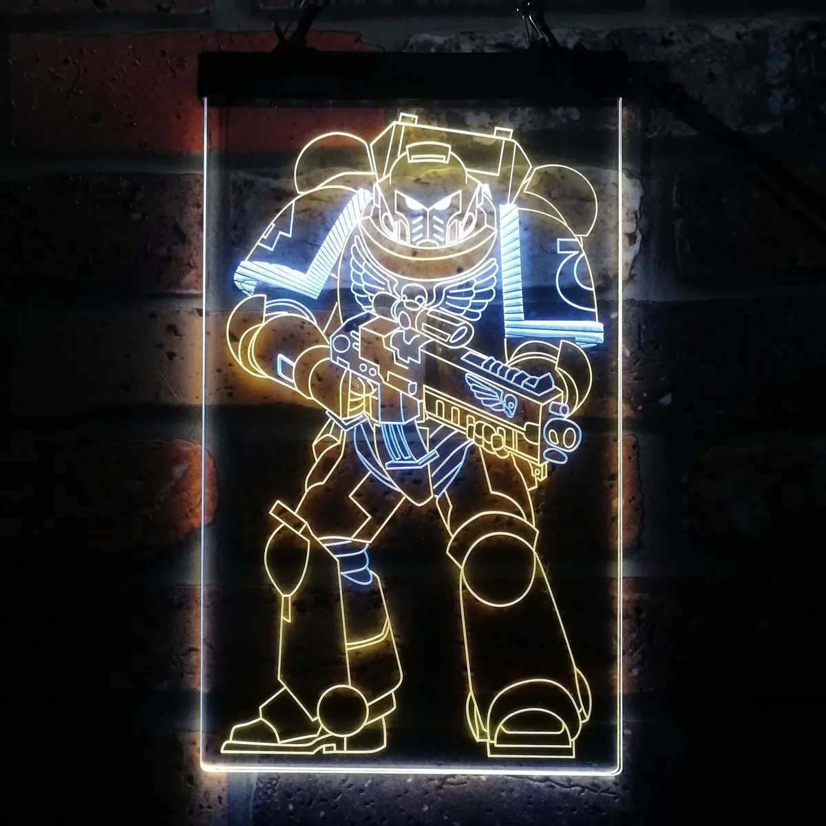 Space Marine Solider Neon Led Sign 13