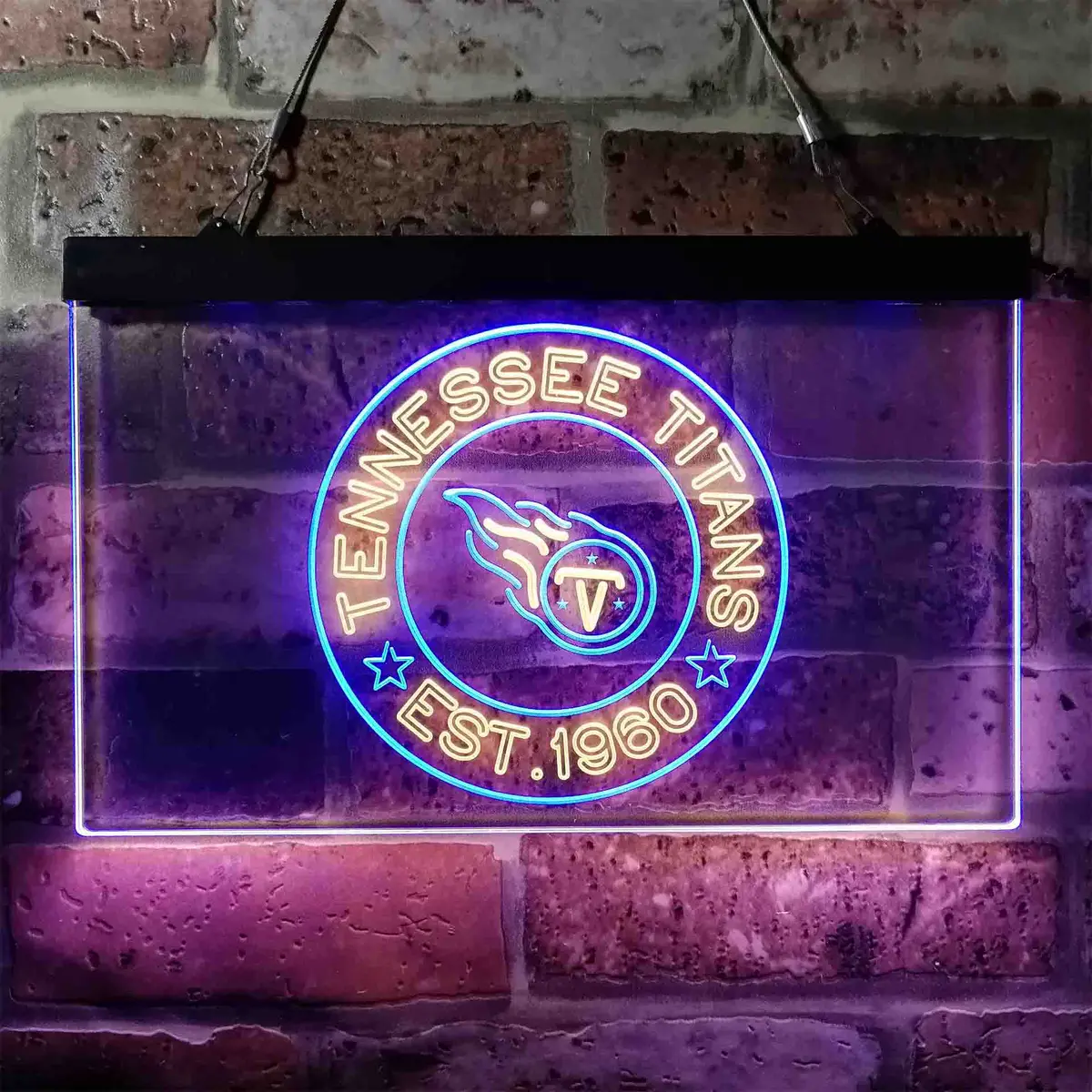 Personalized Custom Tennessee Titans Neon-Like Led Sign - Father's Day Gift 7