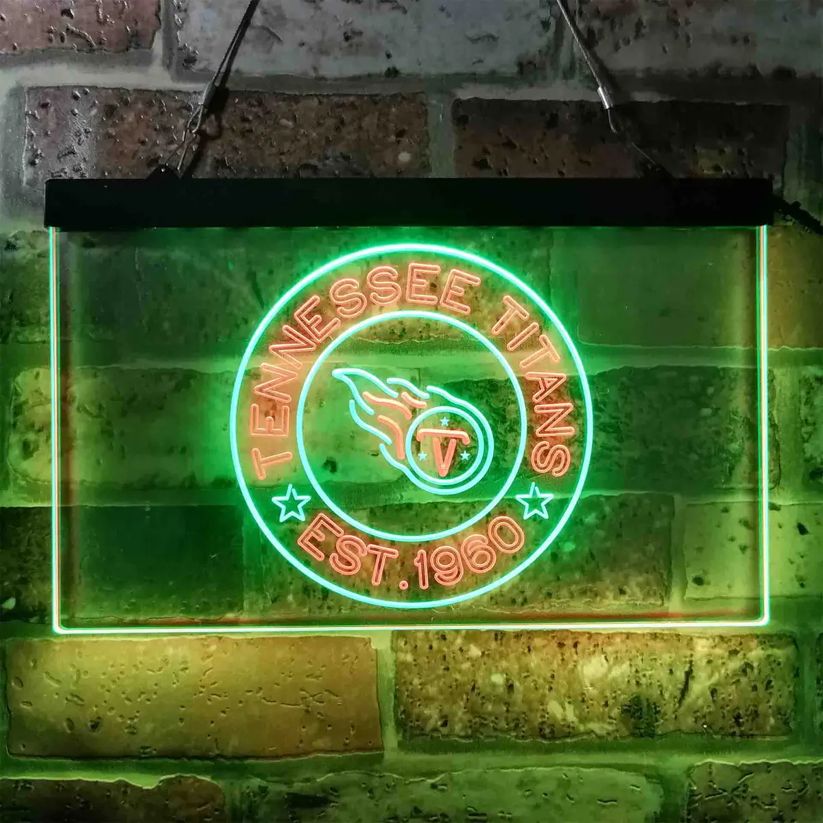 Personalized Custom Tennessee Titans Neon-Like Led Sign - Father's Day Gift 1