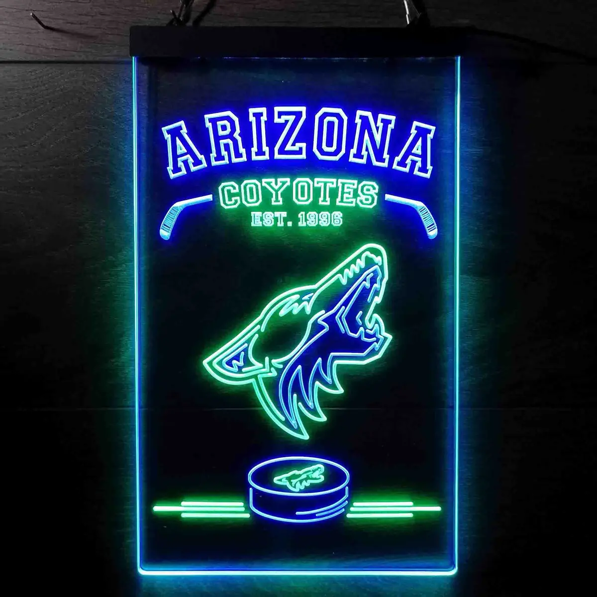 Custom Arizona Coyotes Est. 1996 Nhl Neon-Like Led Sign - Father's Day Gift 6