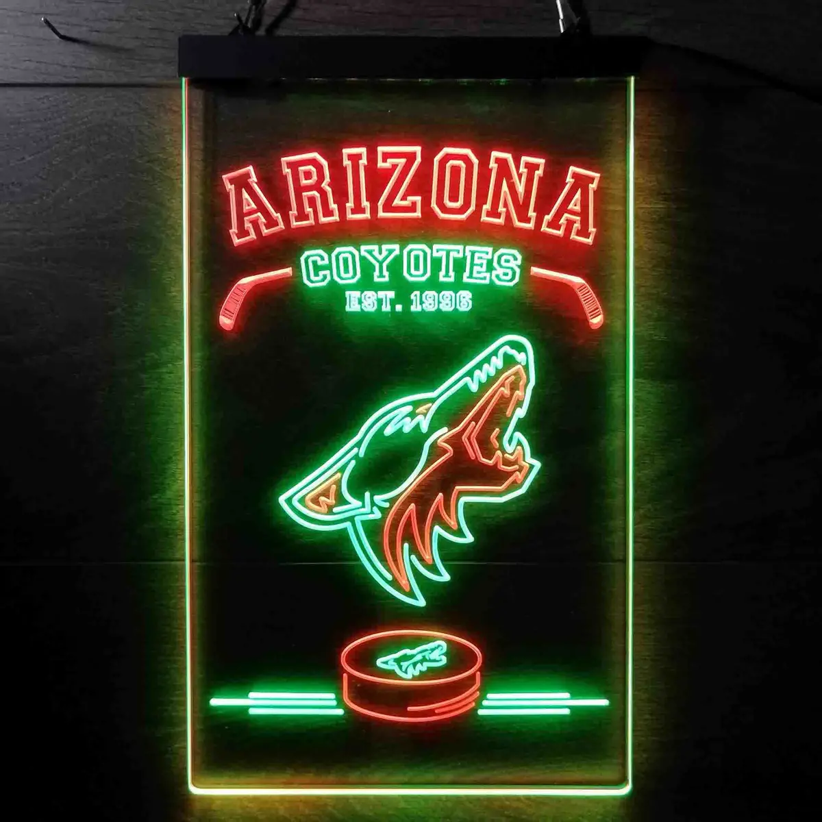 Custom Arizona Coyotes Est. 1996 Nhl Neon-Like Led Sign - Father's Day Gift 9