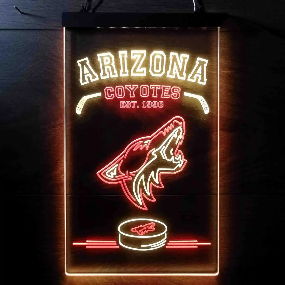 Custom Arizona Coyotes Est. 1996 Nhl Neon-Like Led Sign - Father's Day Gift 5