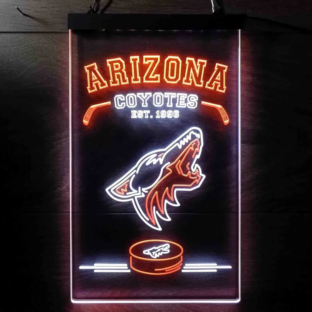 Custom Arizona Coyotes Est. 1996 Nhl Neon-Like Led Sign - Father's Day Gift 2