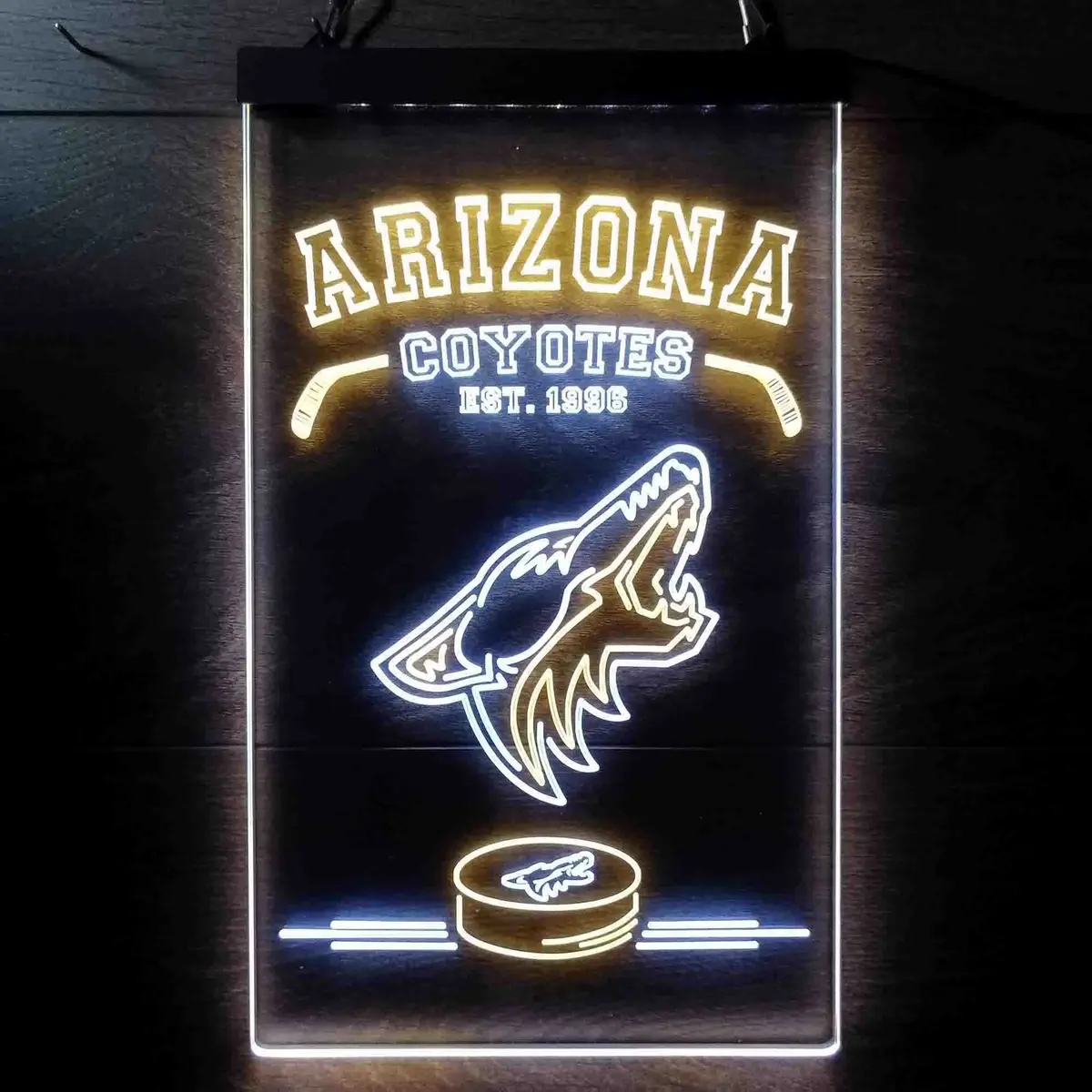 Custom Arizona Coyotes Est. 1996 Nhl Neon-Like Led Sign - Father's Day Gift 1