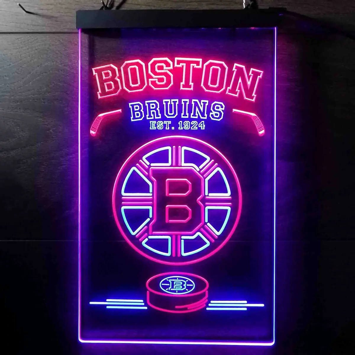 Personalized Boston Bruins Neon Led Sign 1