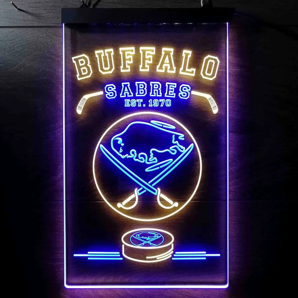 Custom Buffalo Sabres Bar Neon Led Sign 1