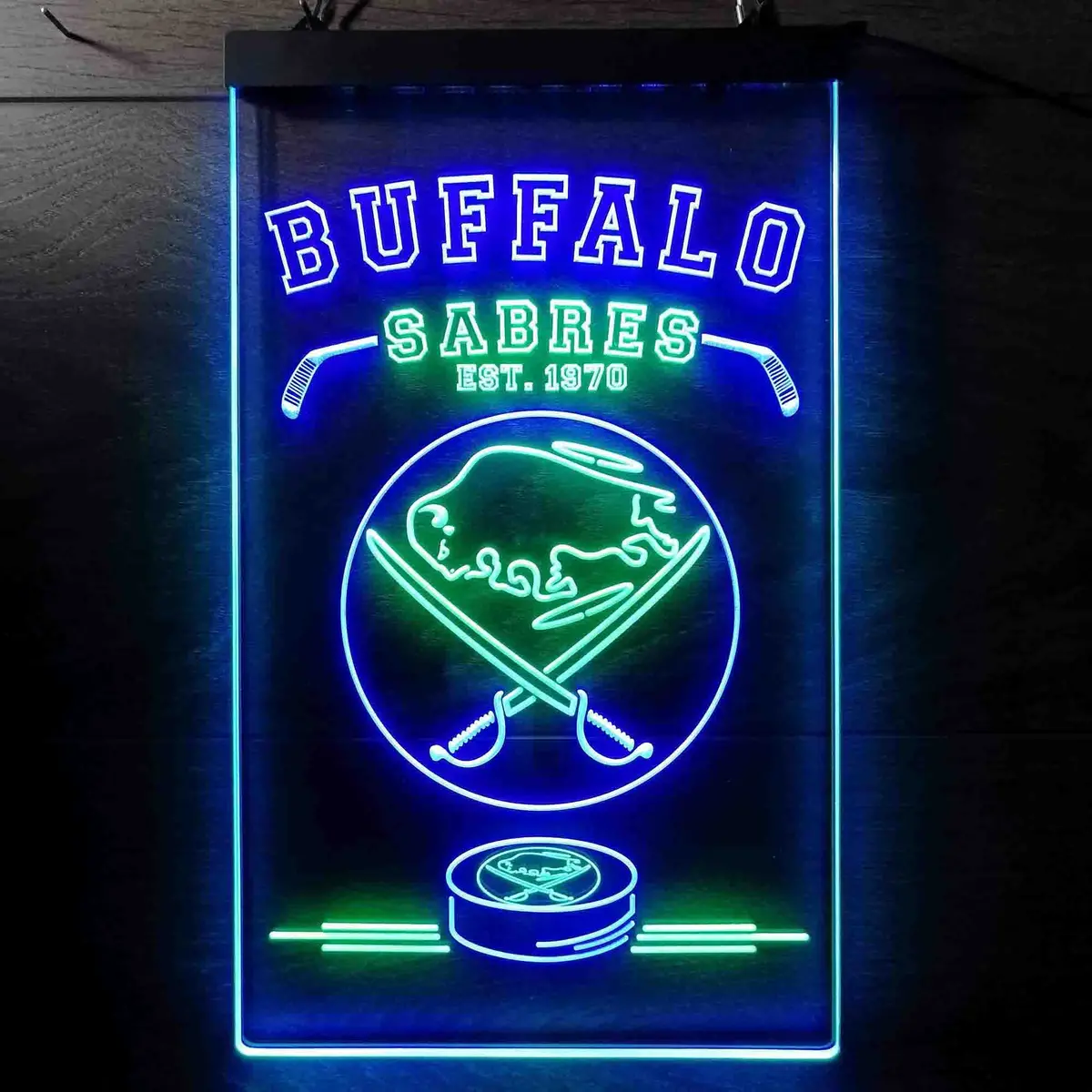 Custom Buffalo Sabres Bar Neon Led Sign 4