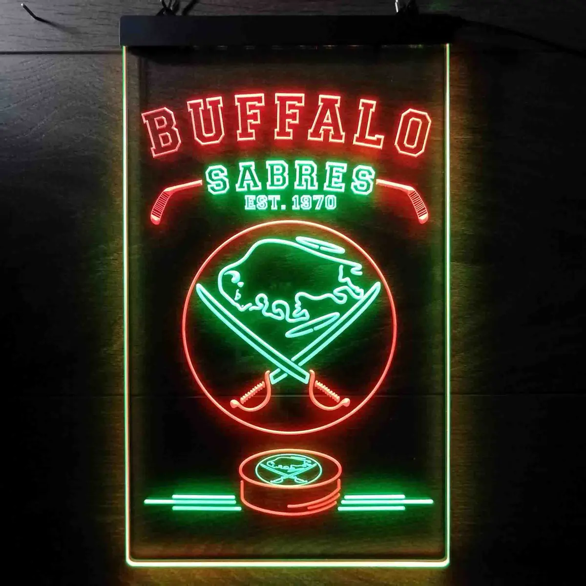 Custom Buffalo Sabres Bar Neon Led Sign 12