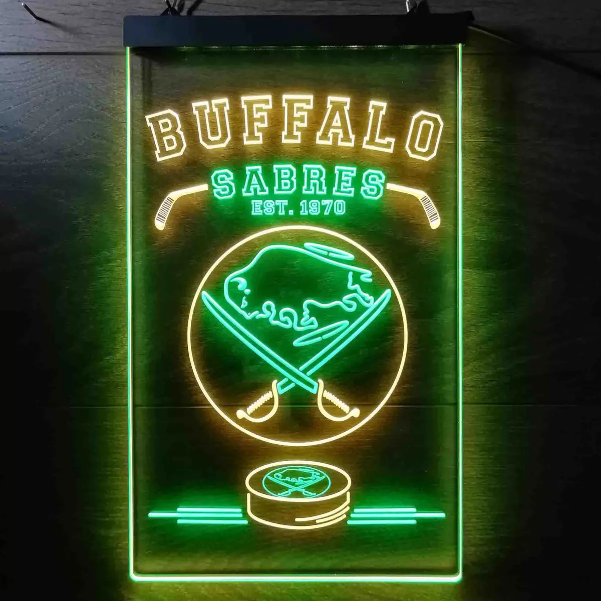 Custom Buffalo Sabres Bar Neon Led Sign 3